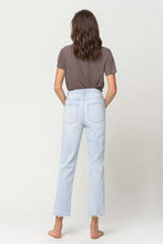 Load image into Gallery viewer, Super High Rise Distressed Crop Straight Jeans