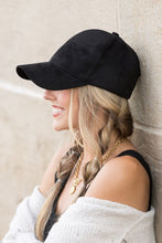 Load image into Gallery viewer, Suede Boyfriend Ball Cap Hat