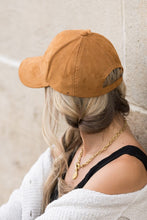 Load image into Gallery viewer, Suede Boyfriend Ball Cap Hat