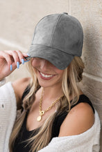 Load image into Gallery viewer, Suede Boyfriend Ball Cap Hat