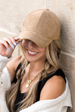 Load image into Gallery viewer, Suede Boyfriend Ball Cap Hat