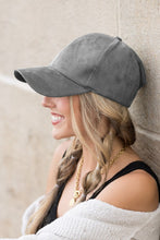 Load image into Gallery viewer, Suede Boyfriend Ball Cap Hat