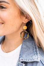 Load image into Gallery viewer, Lennox Earrings - Olive Tortoise