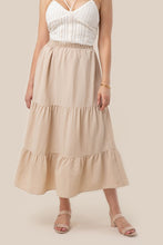 Load image into Gallery viewer, Tiered maxi skirt
