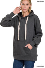 Load image into Gallery viewer, Oversized Hoodie Longline Sweatshirt
