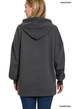 Load image into Gallery viewer, Oversized Hoodie Longline Sweatshirt
