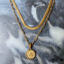 Load image into Gallery viewer, Double Chain Initial Necklace
