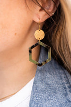 Load image into Gallery viewer, Lennox Earrings - Olive Tortoise
