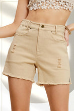 Load image into Gallery viewer, CASUAL WASHED STYLE DENIM SHORTS WITH POCKETS

