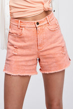 Load image into Gallery viewer, CASUAL WASHED STYLE DENIM SHORTS WITH POCKETS
