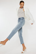 Load image into Gallery viewer, HIGH RISE STRAIGHT FIT JEANS-KC20011L
