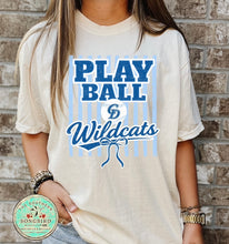 Load image into Gallery viewer, Play Ball Wildcats Baseball Design
