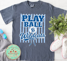 Load image into Gallery viewer, Play Ball Wildcats Baseball Design
