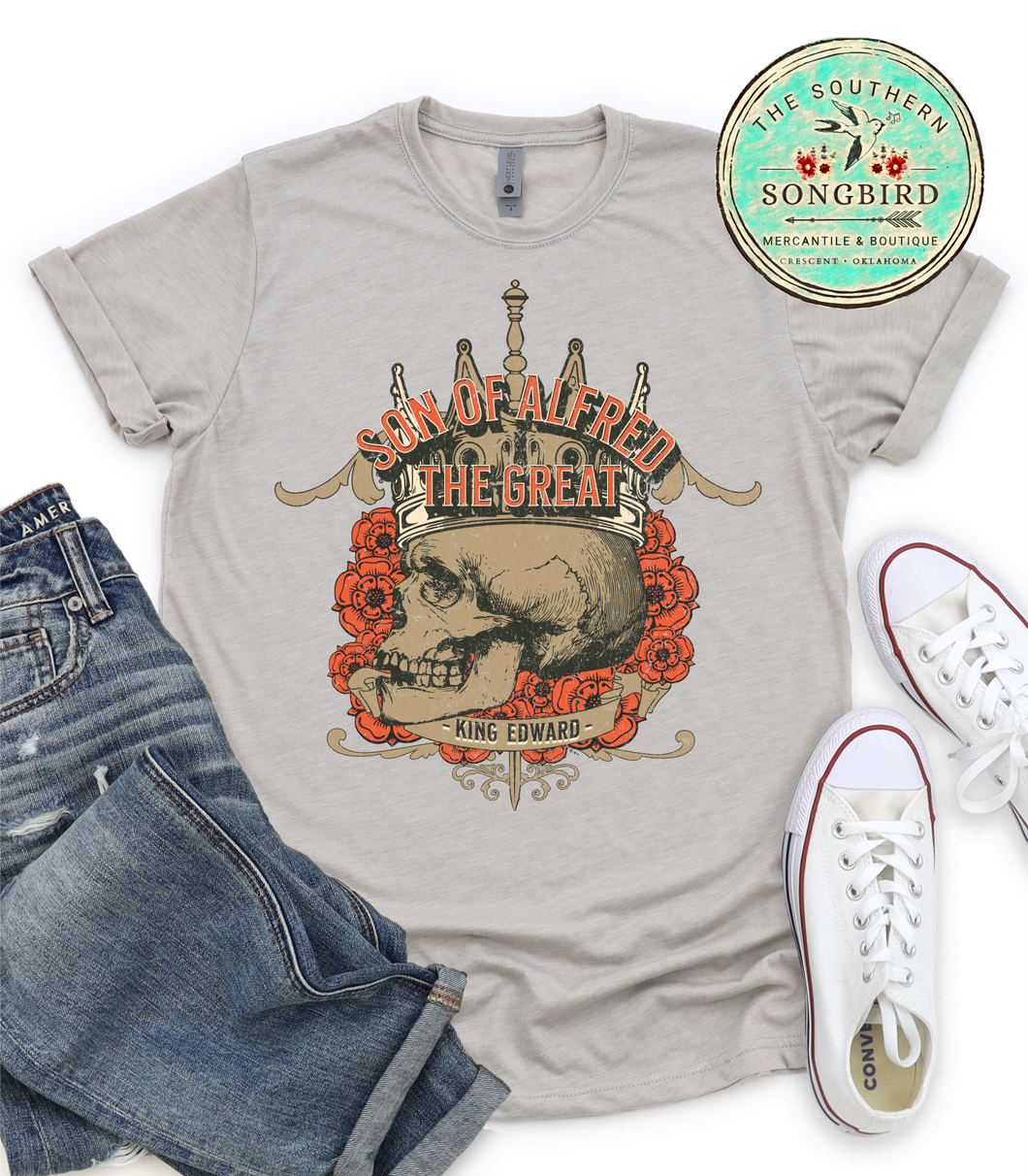 SALE!! Ready To Ship!! King Edward - Son Of Alfred The Great Graphic T-shirt