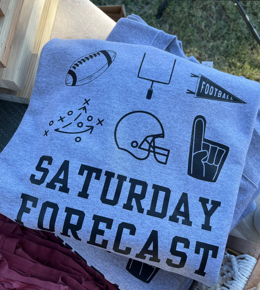 SALE! Saturday Forecast Graphic Sweatshirt