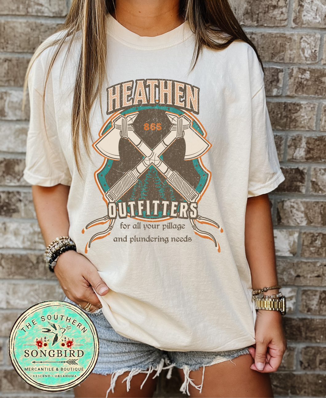SALE!! Ready To Ship!! Heathen Outfitters Graphic T-shirt