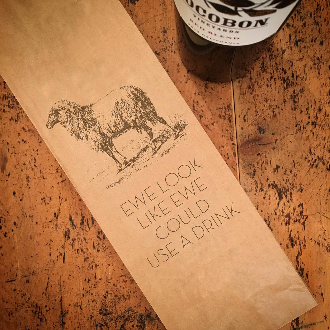Ewe Wine Bag