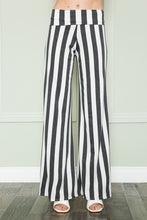 Load image into Gallery viewer, Striped High Waist Relaxed Palazzo Pants
