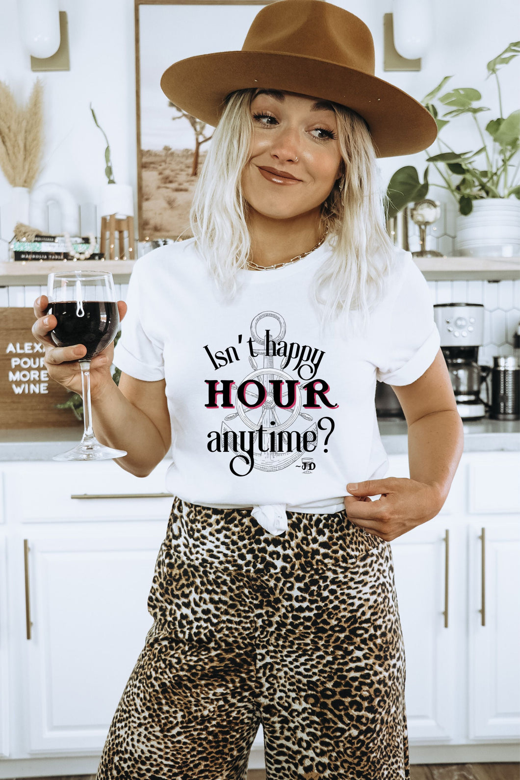 SALE! Isn't Happy Hour Anytime Graphic T-shirt