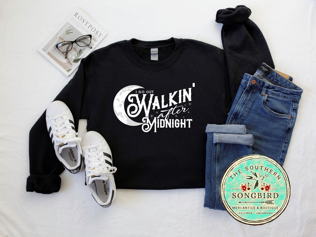 Walkin' After Midnight Graphic Sweatshirt