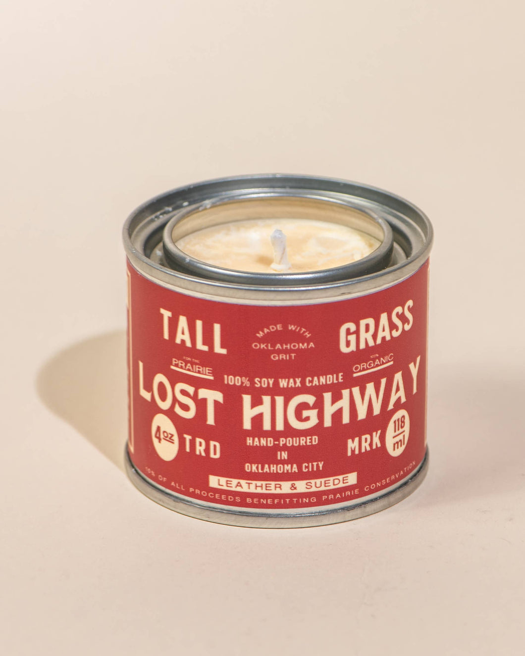Lost Highway 4 oz Soy Wax Candle